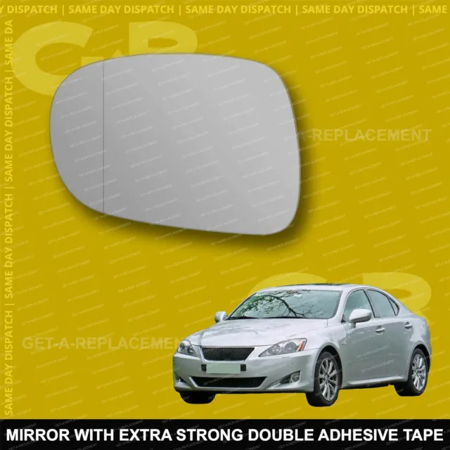 For Lexus IS 220/250/350 wing mirror glass 05-13 Left side with Blind Spot