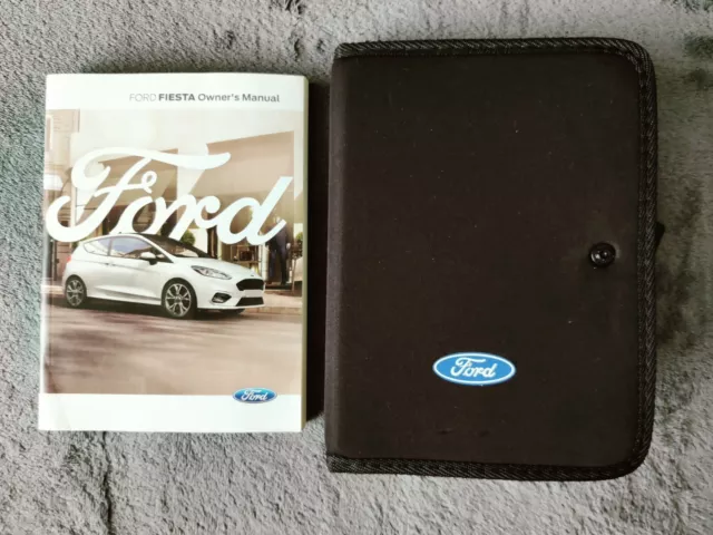 Genuine Ford Fiesta 2017-2024 Owners Manual Handbook Audio Manual Wallet Y-392