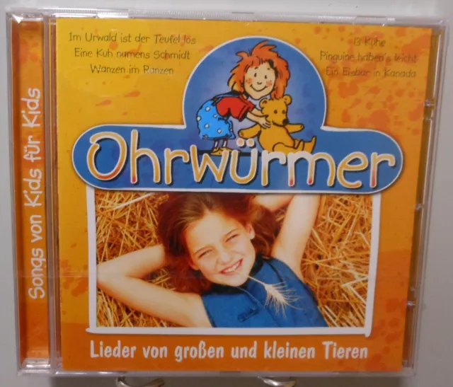 Kinderlieder CD Ohrwürmer Die Knallfrösche 16 Lieder kleine große Tiere #T466A