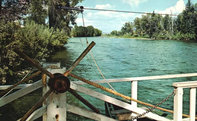 Postcard View Menor's Historic Ferry Grand Teton National Park Moose Wyoming WY