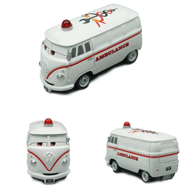 DISNEY PIXAR CARS Ambulance FillMore Bus Diecast Toys Car Kid Gift New