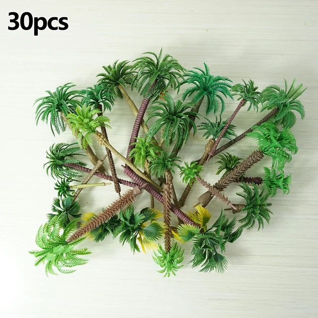 Modèle Arbres Palmier Forêt Tropicale Paysage 30pcs Construction Mode Coco DIY