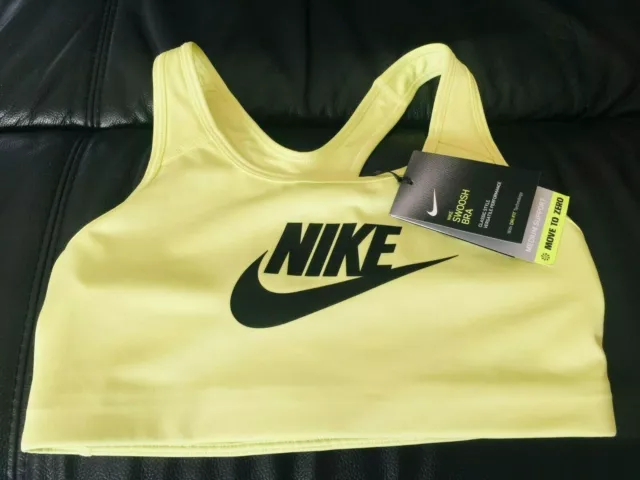 Nike Women's Classic Swoosh Futura Medium Support Sports Bra