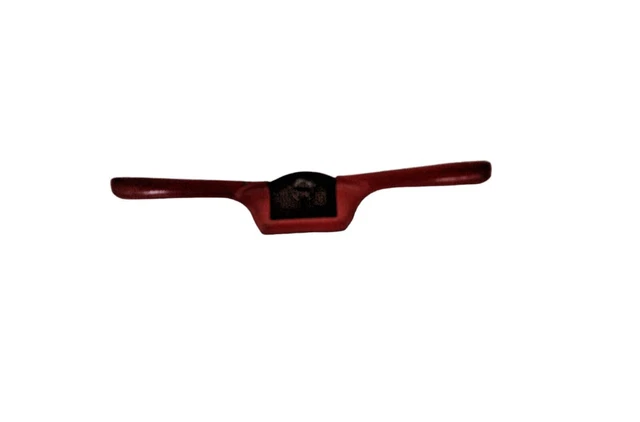 Red Paint Spoke Shave Made in England Vintage Unbranded 5 inches/12cm