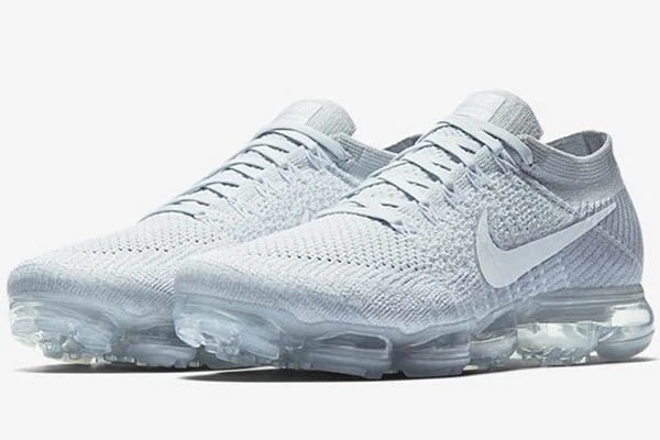 Nike Air VaporMax Flyknit "PURE PLATINUM/WHITE/WOLF GREY" 849558-004 Limited One 2