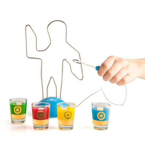Jeu à Boire - MISTER GADGET - Tic Tac Toe - Verre - 9 Shots - Transparent - Jeux - Jouets