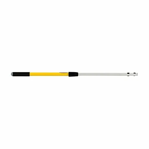 Short Extension Mop Handle Quick Connect Extendable Duster Pole 20 to 40" Yellow
