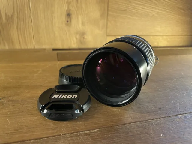 Optique près De Mint Nikon Ai-s Nikkor 135mm F/2.8 Téléphoto Prime Mf Objectif