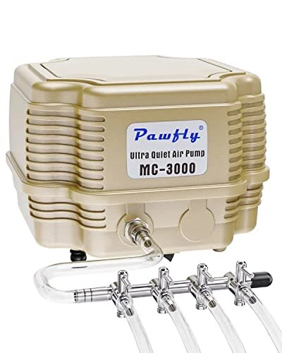 Uniclife 7 W Pompe à Air Aquarium 16 L/Min Bulleur Aquariums Silencieux Réglable
