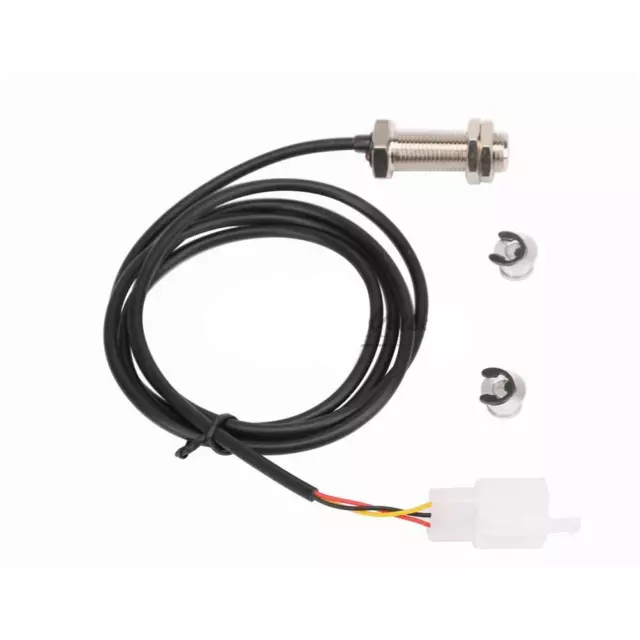Motorcycle Sensor Cable & 2 Magnet Digital ATV Odometer Speedometer Tachometer