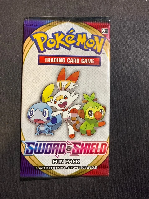 Sword & Shield Fun Booster Pack Pokemon card UK/US Exclusive Mint frm box