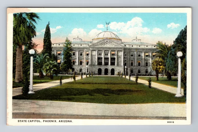 Phoenix AZ-Arizona, State Capitol, Antique, Vintage Souvenir Postcard