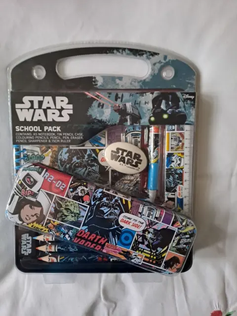 Disney Star Wars Childrens School Stationary Pack-Brand New & Sealed