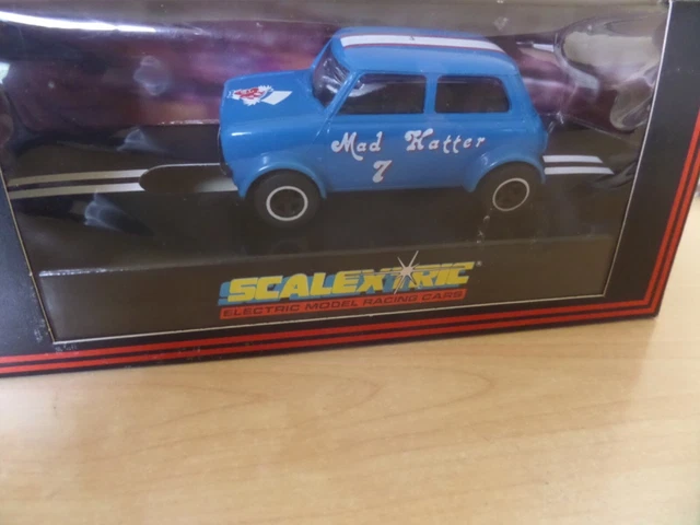 SCALEXTRIC MK1 MINI NEW Old Chassis with a Used Mini Hatter Body See ...