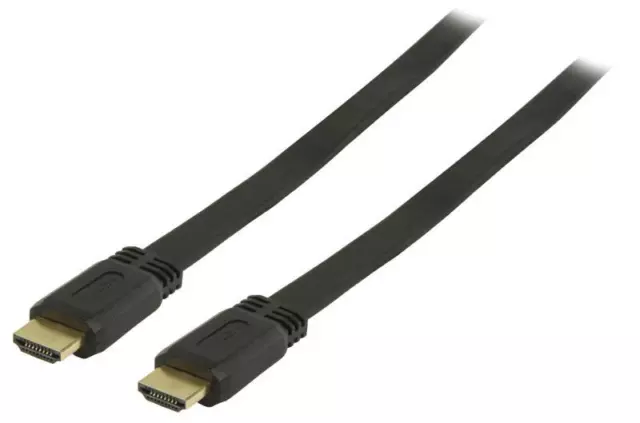 Câble hdmi haute vitesse plat avec connecteur ethernet hdmi - connecteur hdmi 1.