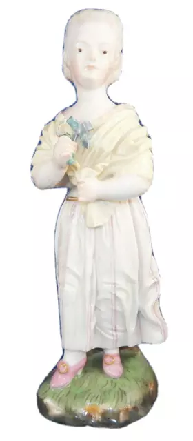 Seltene 18thC Hoechst Porzellan Lady Figur Figure Porzellan Figur Höchst Hochst