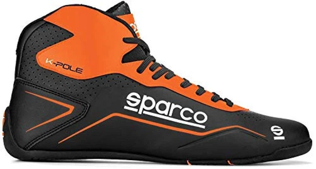 (TG. Taglia:45) Sparco Scarpe K-Pole Taglia 45 Nero / Fluo Or - NUOVO