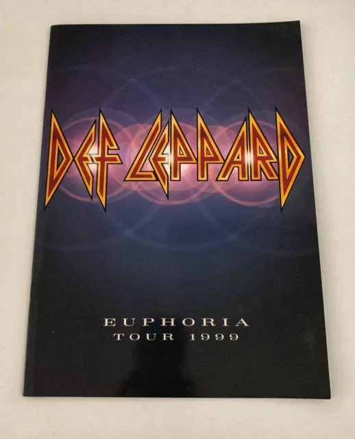 Def Leppard Euphoria 1999 tour concert programmes