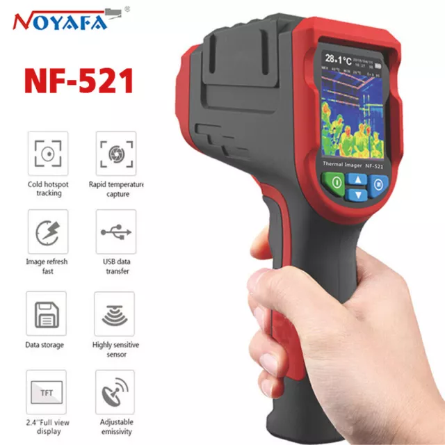 Noyafa Nf-521 Handheld Infrared Thermal Imager Temperature 1024 Pixel Sensor