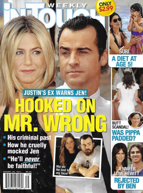 In Touch Magazine Jennifer Aniston Justin Theroux Suri Cruise Pippa Middleton