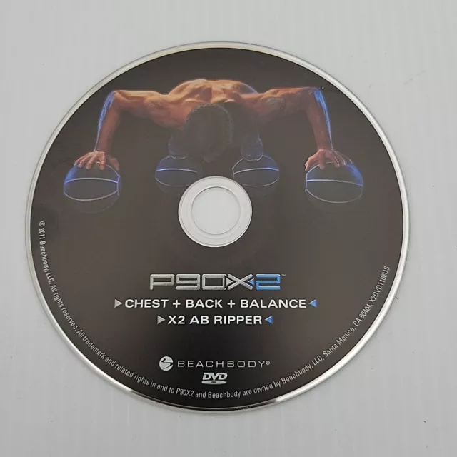 BEACHBODY P90X2 CHEST Back Balance X2 AB RIPPER REPLACEMENT DISC DVD 2.62 PicClick