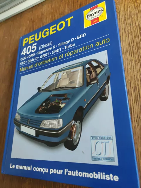 revue technique automobile  Haynes , PEUGEOT 405 -GLD GRD SRD GRDT TURBO Diésel