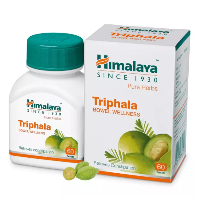 3X Himalaya Triphala Bienestar intestinal 60 tabletas cada paquete |...