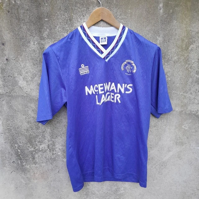 Rangers Maillot de foot 1990 - 1992 sponsored by McEwan's