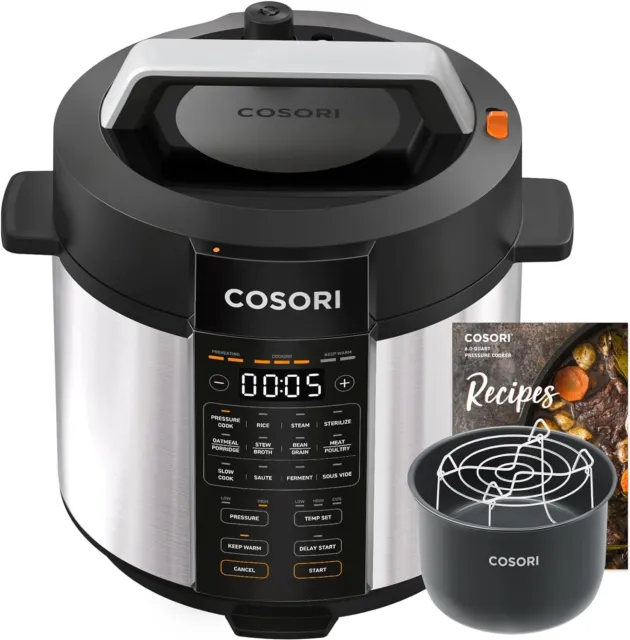 COSORI Electric Pressure Cooker 6 Quart, 9-in-1 Instant Multi Cooker, 1100W |