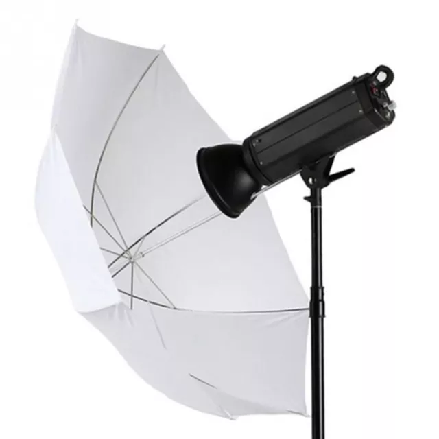 Studio Photo Flash Diffuser Translucent Soft Light White Umbrella 33inch