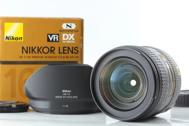 [MINT] Nikon AF-S DX NIKKOR 16-80mm F2.8-4E ED VR W/Hood Wide Zoom Lens JAPAN