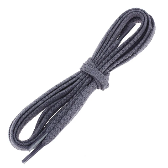 Les Lacets Français. Lacets plats et fins. 5MM, Coton. Violet aubergine.  -