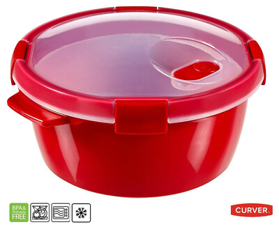 Curver CONTENITORE PORTAPRANZO ALIMENTI CURVER MICROWAVE STEAMER 1,2 Lt 20x15xh.9 cm 