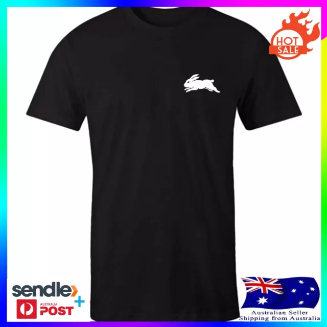 South Sydney Rabbitohs Adults Mens Boys Teens Unisex Cotton T shirt Tee Top Gift