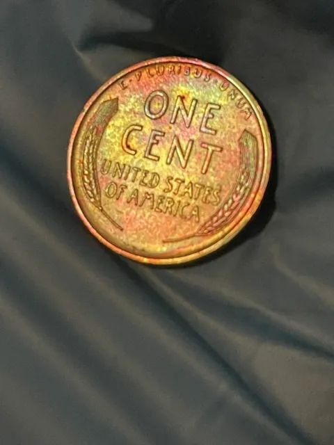1909 VDB Lincoln Cent Wheat Penny, Gem BU ** Toned + 2