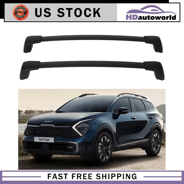ROOF RACKS CROSS Bars For 20232024 KIA SPORTAGE Aluminum Luggage Cargo