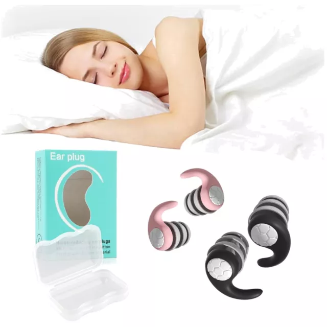LuLiyLdJ Silikon-Ohrstöpsel 12 Paar - Wasserdichter Gehörschutz Zum Schlafen