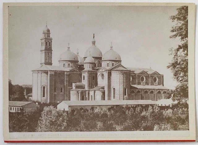 Original 1880er Kab.Karte ITALIEN, Padua, von Alinari