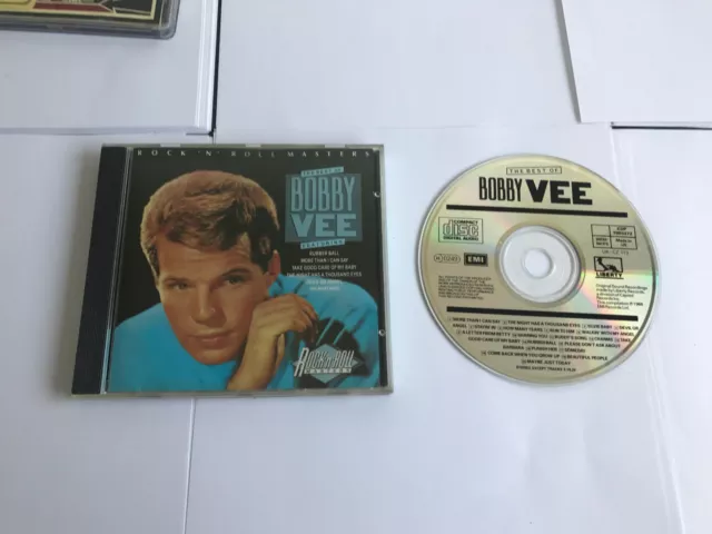 The Best Of Bobby Vee: ROCK 'N' ROLL MASTERS CD (1988) UNPLAYED MINT/EX