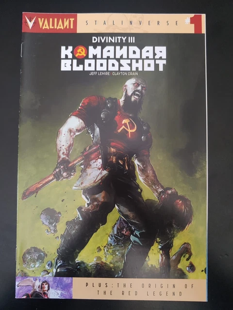 ⭐️ DIVINITY III: Komandar Bloodshot #1a (2016 VALIANT Comics) VF/NM Book