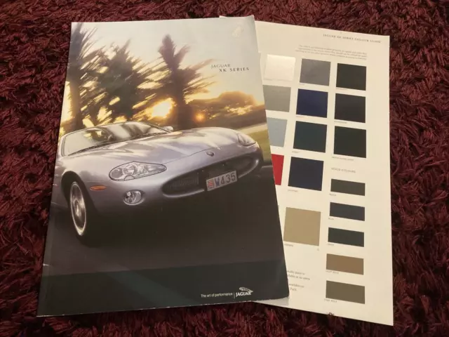 Jaguar XK8 & XKR Brochure 2002 - Oversized UK Issue - Rare item