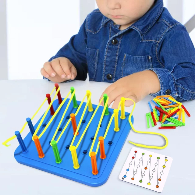 Brainy Knots – Jeu De Corde Torsadée 3 Niveaux – Défi Logique Et Stratégie – Avec Sac De Transport, Dès 3 Ans
