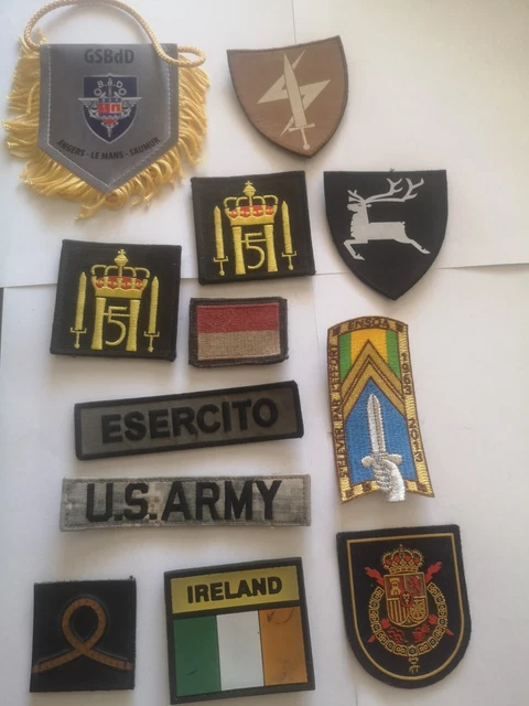 LOT 13 SCRATCHS Insignes Militaires Tous Pays Fanion EUR 20,00 ...