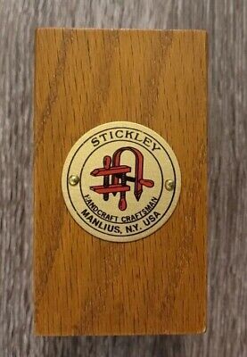 Stickley Rare Oak Pen Holder