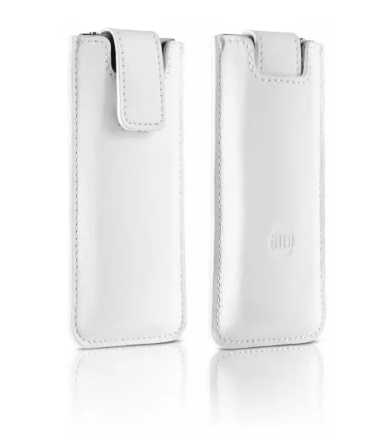 Philips Slim Sleeve -  weisses Leder-Etui - für iPod nano 4G und 5G - NEU in OVP