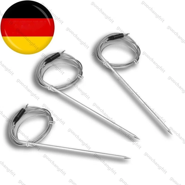 Thermometer Ersatz Sonden Fühler Ersatzsonden Digitale für Ofen Grill BBQ Funk