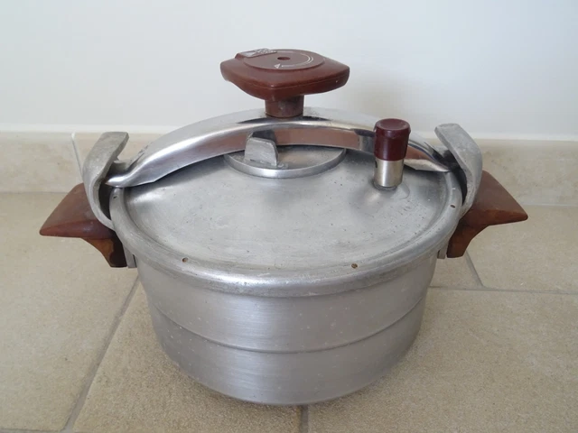 Cocotte Minute SEB 8L Aluminium Bleu Pastel – Vintage 1998, Super état