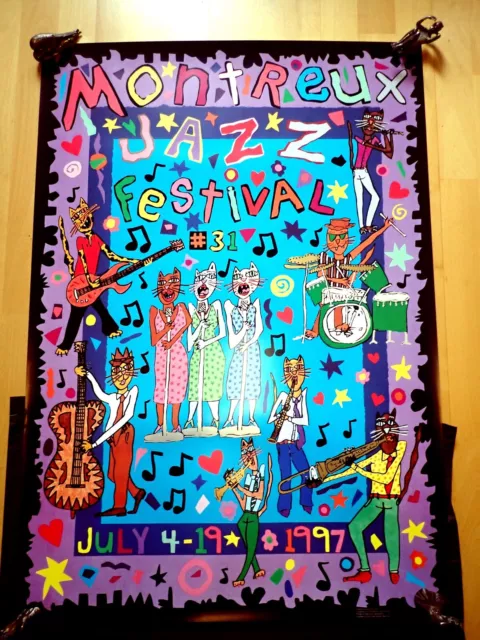 Seltenes--ORIGINAL  MONTREUX- 1997-Poster 2