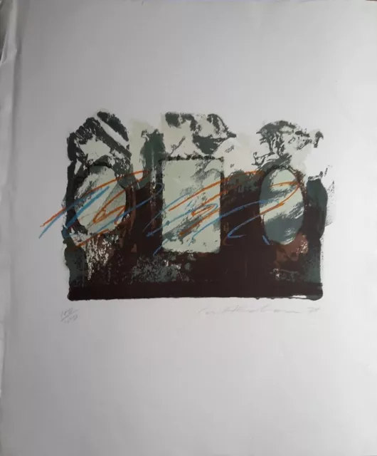 Ivor Abrahams - The Edmund Burke Suite lithograph Modern British Art printmaker