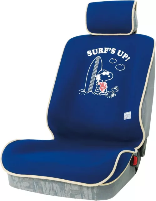 Snoopy Car Seat Cover for Front  Navy 4000-50NV from Japan